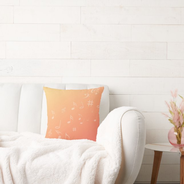 Muziek peach kussen (Bank)