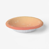 Muziek peach papieren kommen (Gebogen)