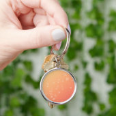 Muziek peach sleutelhanger (Hand)