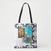Muziek personeel tote bag (Voorkant)
