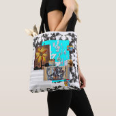 Muziek personeel tote bag (Dichtbij)