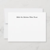 Muziek Piano Bedankbrief Bedankkaart (Achterkant)