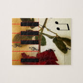 Muziek Piano Keys neemt kennis van Rozen voor doce Legpuzzel (Horizontaal)