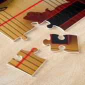 Muziek Piano Keys neemt kennis van Rozen voor doce Legpuzzel (Zijkant)