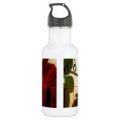 Muziek Piano Keys Notities Docent Rozen Instrument Waterfles (Achterkant)