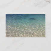 Muziek Piano Teacher Beach Zee Water Visitekaartje (Achterkant)