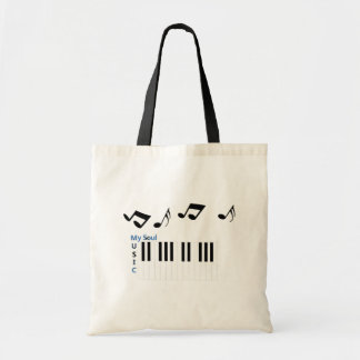 Muziek Piano Toets Muzieknoot Muziektas Tote Bag