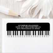 Muziek Piano Toetsenbord Keys Aangepaste naam of B Etiket (Insitu)