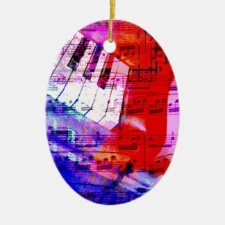 muziek, pianodecor (11) keramisch ornament