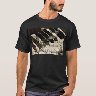 muziek, pianodecor (2).jpg t-shirt