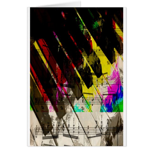 muziek, pianodecor (4) (Voorkant)