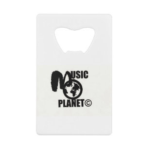 MUZIEK PLANEET CREDITKAART FLESSENOPENER