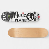 MUZIEK PLANEET Skateboard (Horizontaal)