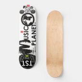 MUZIEK PLANEET Skateboard (Voorkant)