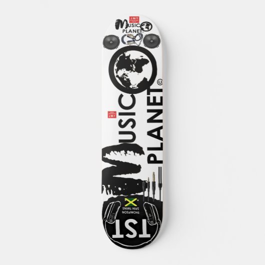 MUZIEK PLANEET Skateboard (Voorkant)