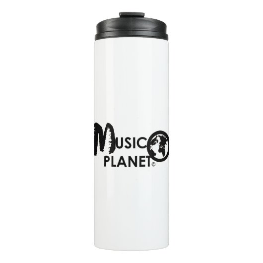 MUZIEK PLANET MERCH THERMOSBEKER (Voorkant)
