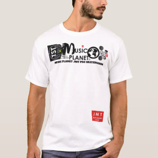 MUZIEK PLANET PRO SKATEBOARDS T-SHIRT