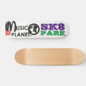 MUZIEK PLANET SK8 PARK Skateboard (Horizontaal)