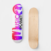MUZIEK PLANET-skateboard, 7¾-inch deck Persoonlijk Skateboard (Voorkant)