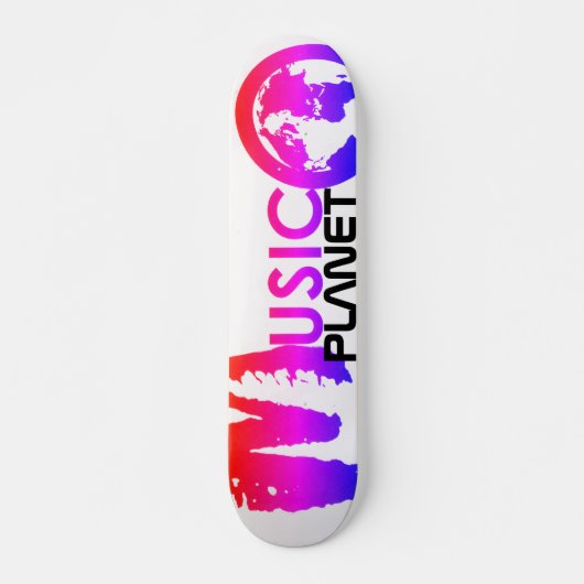 MUZIEK PLANET-skateboard, 7¾-inch deck Persoonlijk Skateboard (Voorkant)