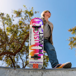 MUZIEK PLANET-skateboard, 7¾-inch deck Persoonlijk Skateboard