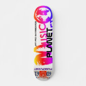 MUZIEK PLANET-skateboard, 7¾-inch deck Persoonlijk Skateboard (Voorkant)