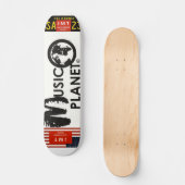 MUZIEK PLANET-skateboard, 7¾-inch deck Persoonlijk Skateboard (Voorkant)