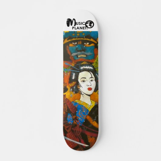 MUZIEK PLANET-skateboard, 7¾-inch deck Persoonlijk Skateboard (Voorkant)