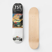 MUZIEK PLANET-skateboard Persoonlijk Skateboard (Voorkant)
