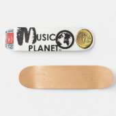 MUZIEK PLANET-skateboard Persoonlijk Skateboard (Horizontaal)