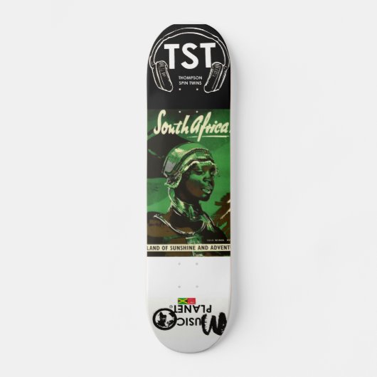 MUZIEK PLANET Zuid-Afrika Skateboard (Voorkant)