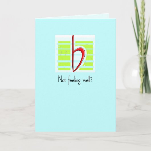 Muziek plat, goed, blauw kaart (Voorkant)