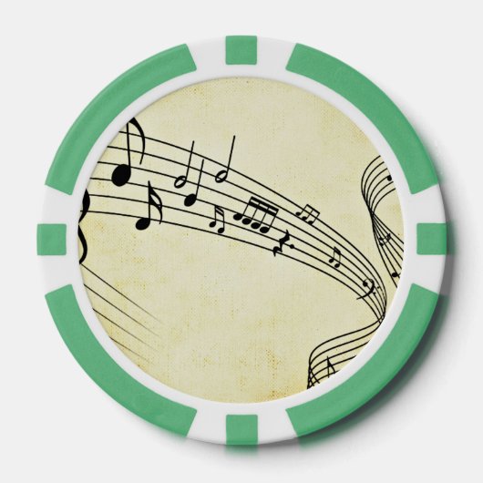 Muziek Pokerchips (Voorkant)