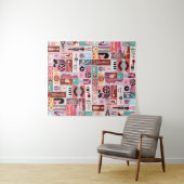 Muziek pop kunst wandkleed (In Situ (horizontaal))