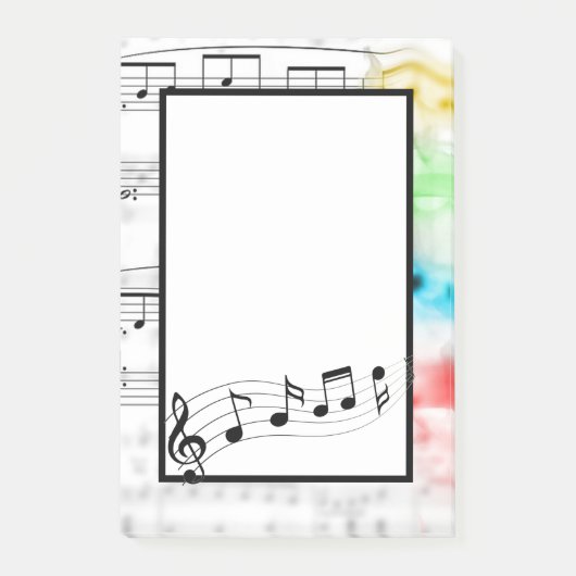 Muziek Post-it® Notes (Voorkant)
