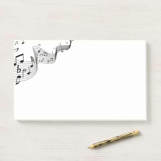 Muziek Post-It-notities Post-it® Notes (Op bureau)