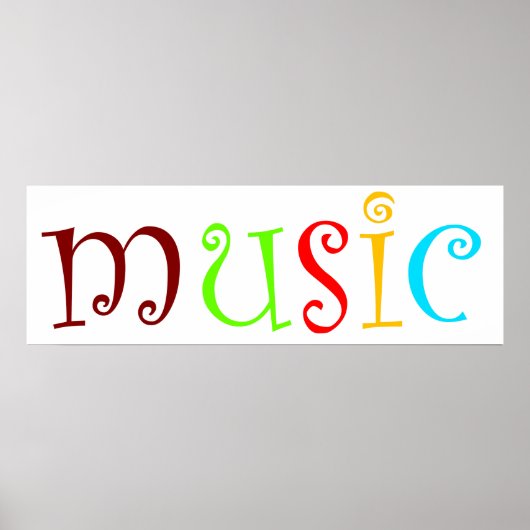 Muziek Poster (Voorkant)