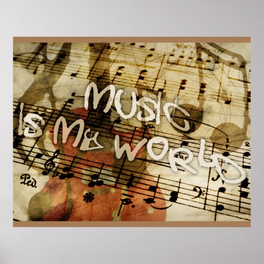Muziek Poster (Voorkant)