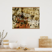 Muziek Poster (Keuken)