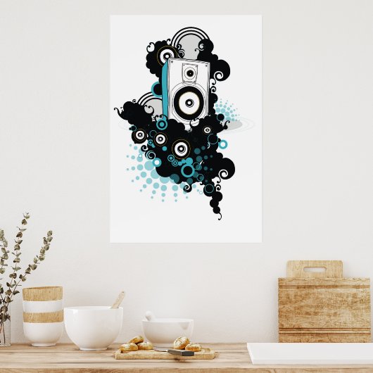 muziek poster (Keuken)