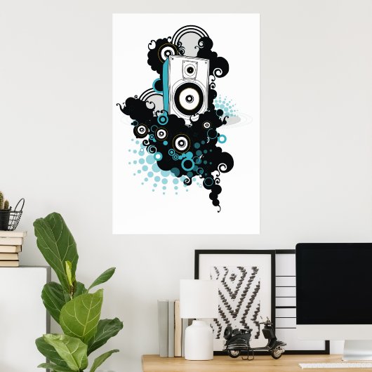 muziek poster (Thuiskantoor)