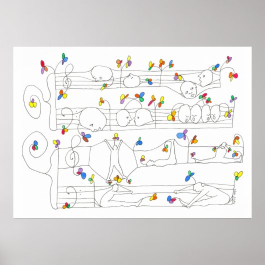 Muziek Poster (Voorkant)