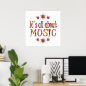MUZIEK POSTER (Thuiskantoor)