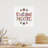 MUZIEK POSTER (Keuken)