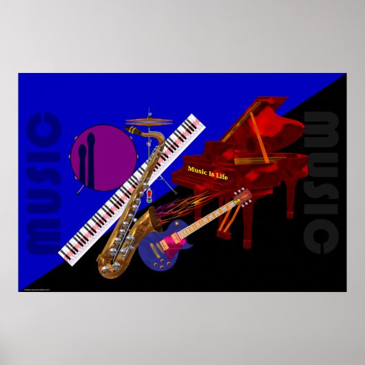 Muziek Poster (Voorkant)
