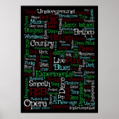 Muziek Poster (Voorkant)