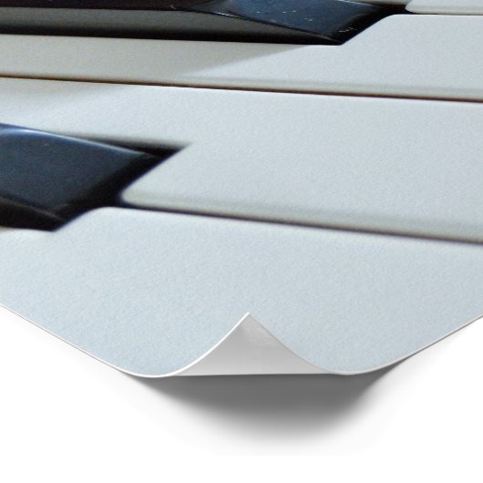 Muziek Poster! Great Piano-Afbeelding Poster (Hoek)