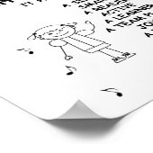 Muziek Poster "Waarom ik muziek leuk vind" (Hoek)