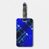 Muziek Print Cut Sew Bag Bagagelabel (Achterkant verticaal)