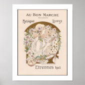  muziek print Lute Guitar Art Nouveau Book (Voorkant)